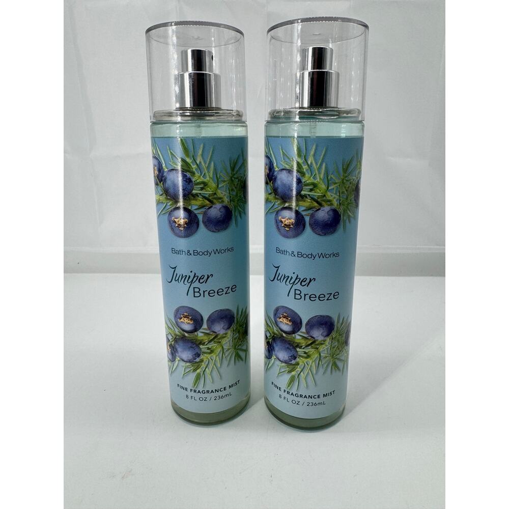 Lot of 2 - Bath Body Works Juniper Breeze fine fragrance mist 8 oz